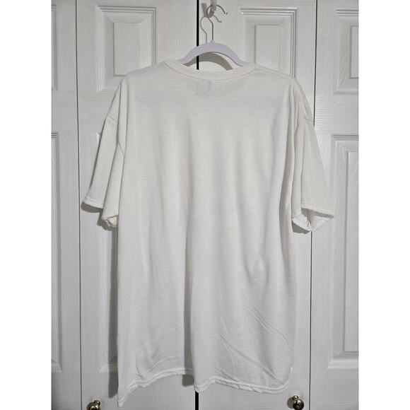 Jerzees xl women's white printed tshirt - Picture 3 of 8